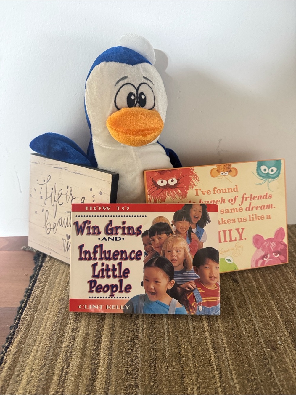 Bundle of love! ❤️ Plush Penguin Toy - Hallmark plaques & book
